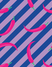 Chili Pop Purple | French Terry | 170 cm wide