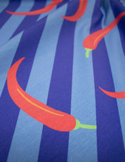 Chili Pop Blue | French Terry | 170 cm wide