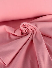 Clay Pink – 2x1 Rib Boordstof – 125 cm breed