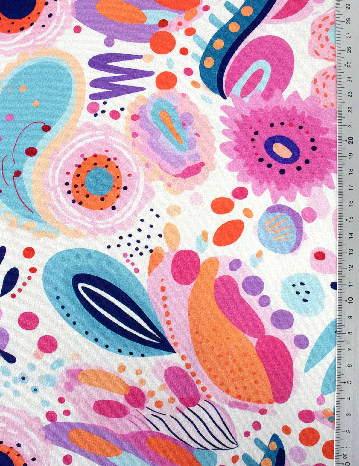 Color Carnival Candy Splash – French Terry stof – 170 cm breed