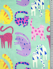 Cool Cats Mint Vibes | Jersey | 170 cm wide