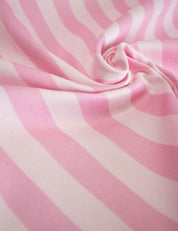 Cotton Candy Stripes | Stretch cotton twill