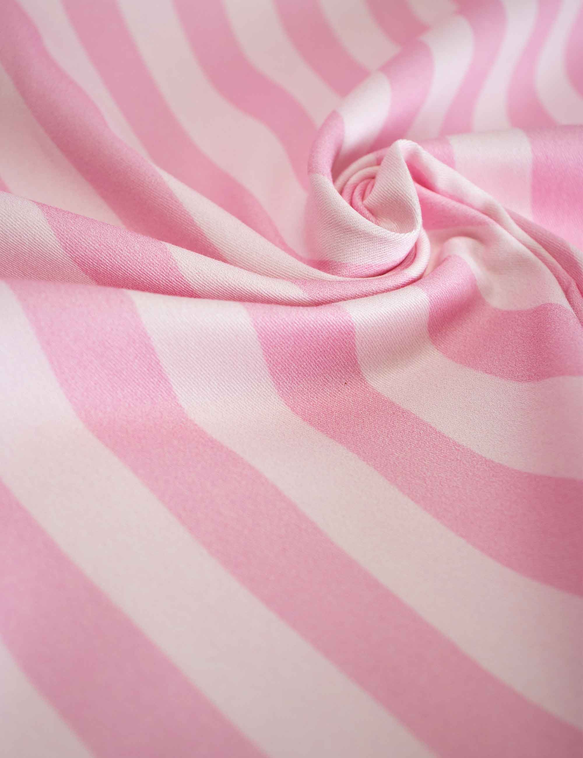 Cotton Candy Stripes | Stretch cotton twill