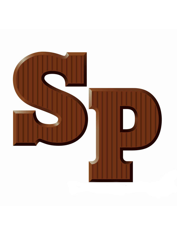 Chocolade letters Sint en Piet – All-over transfervel – overzicht