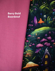 Fairy Forest Midnight Garden – French Terry stof – 170 cm breed