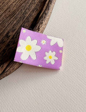 Flowers Lilac | Woven sew-in label