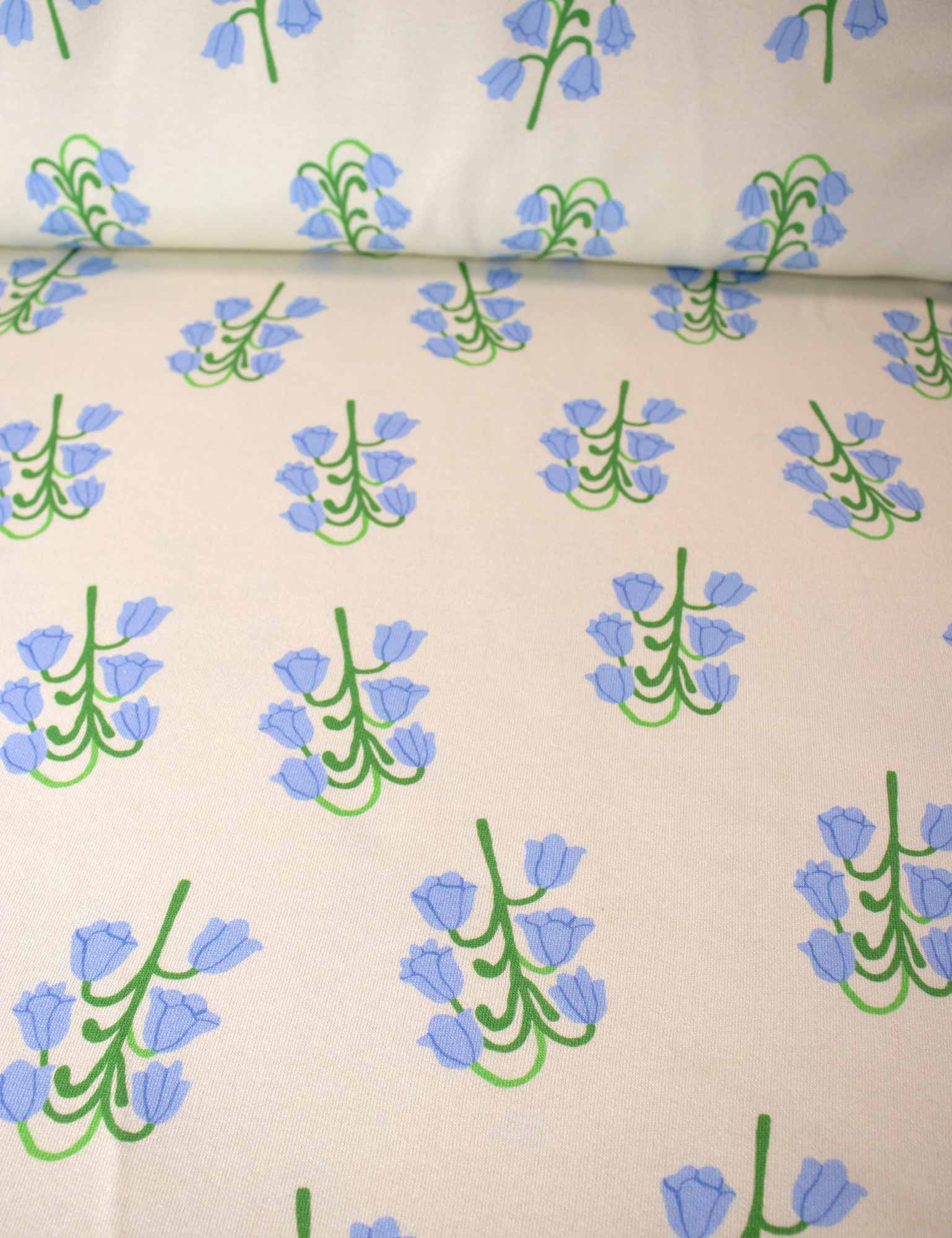 Frosted Bells | 100% cotton French Terry | 170 cm wide