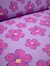 Funky Florals Lila | French Terry | 170 cm wide
