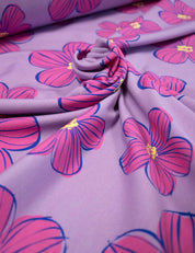 Funky Florals Lila | French Terry | 170 cm wide