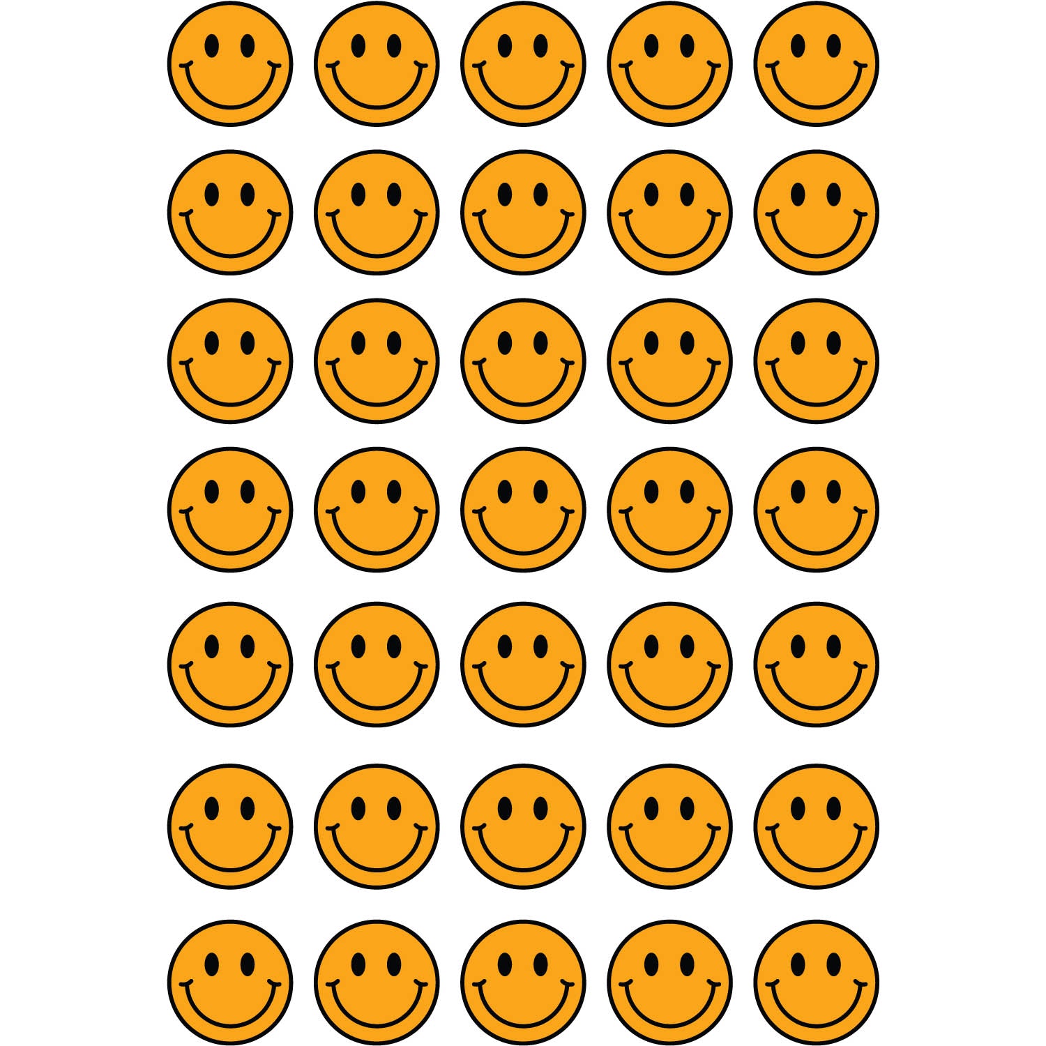 Gold Smiley – All-over transfervel