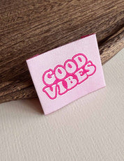Good Vibes | Woven sew-in label