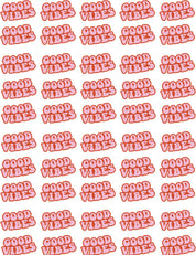 Good Vibes – All-over transfervel