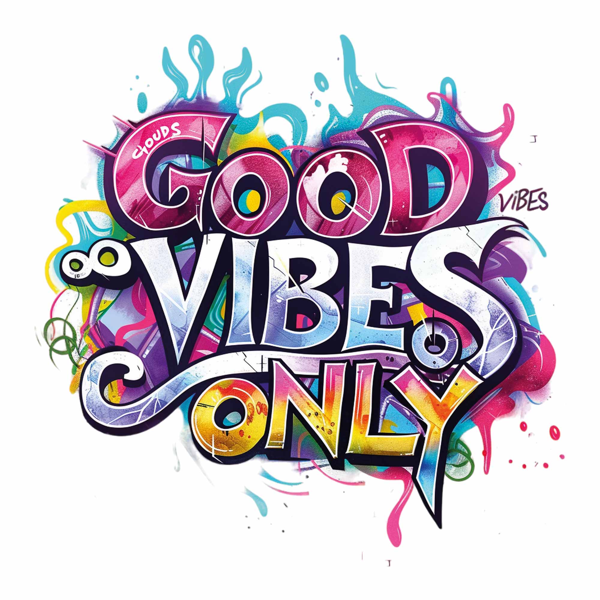 Good Vibes 1 - Graffiti – Strijktransfer