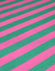 Green Stripe | 100% cotton jersey | 170 cm wide