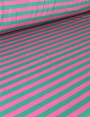Green Stripe | 100% cotton jersey | 170 cm wide