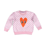 Happy Heart – Strijktransfer – op een trui