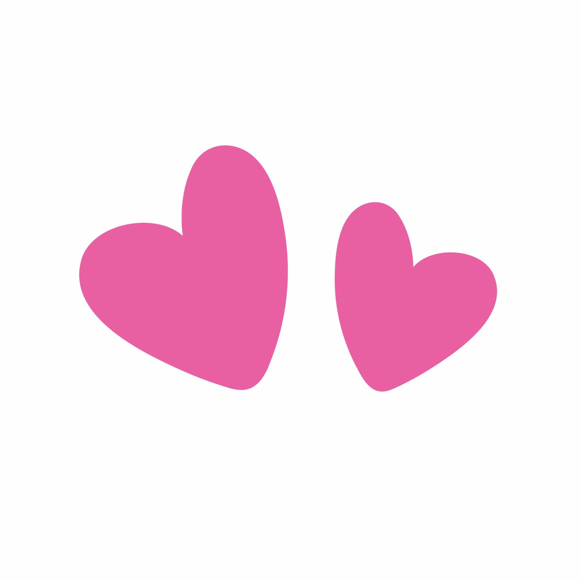 Pink Hearts – All-over transfervel