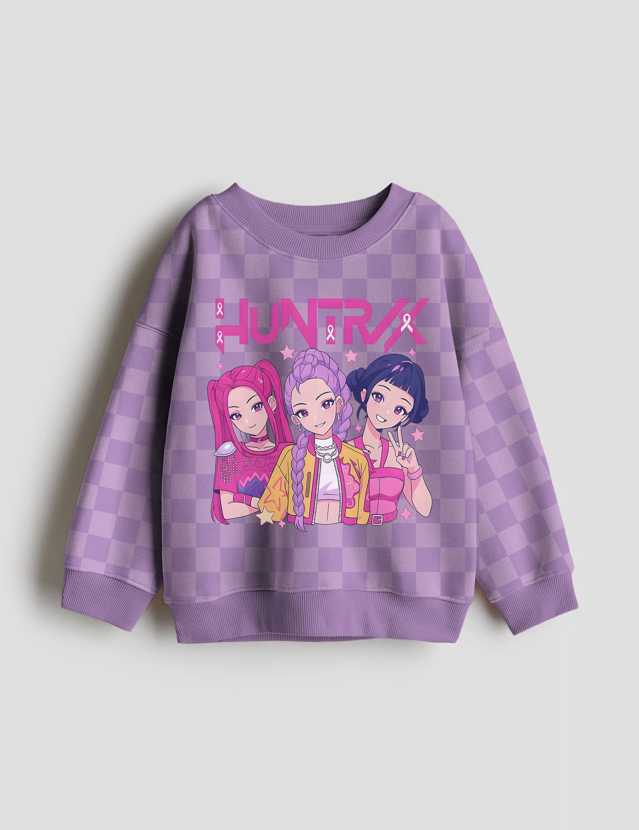 Huntrix Pink Edition – Strijktransfer – op een trui
