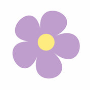 Kleine bloemen Lila – All-over transfervel