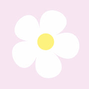 Kleine bloemen Wit – All-over transfervel