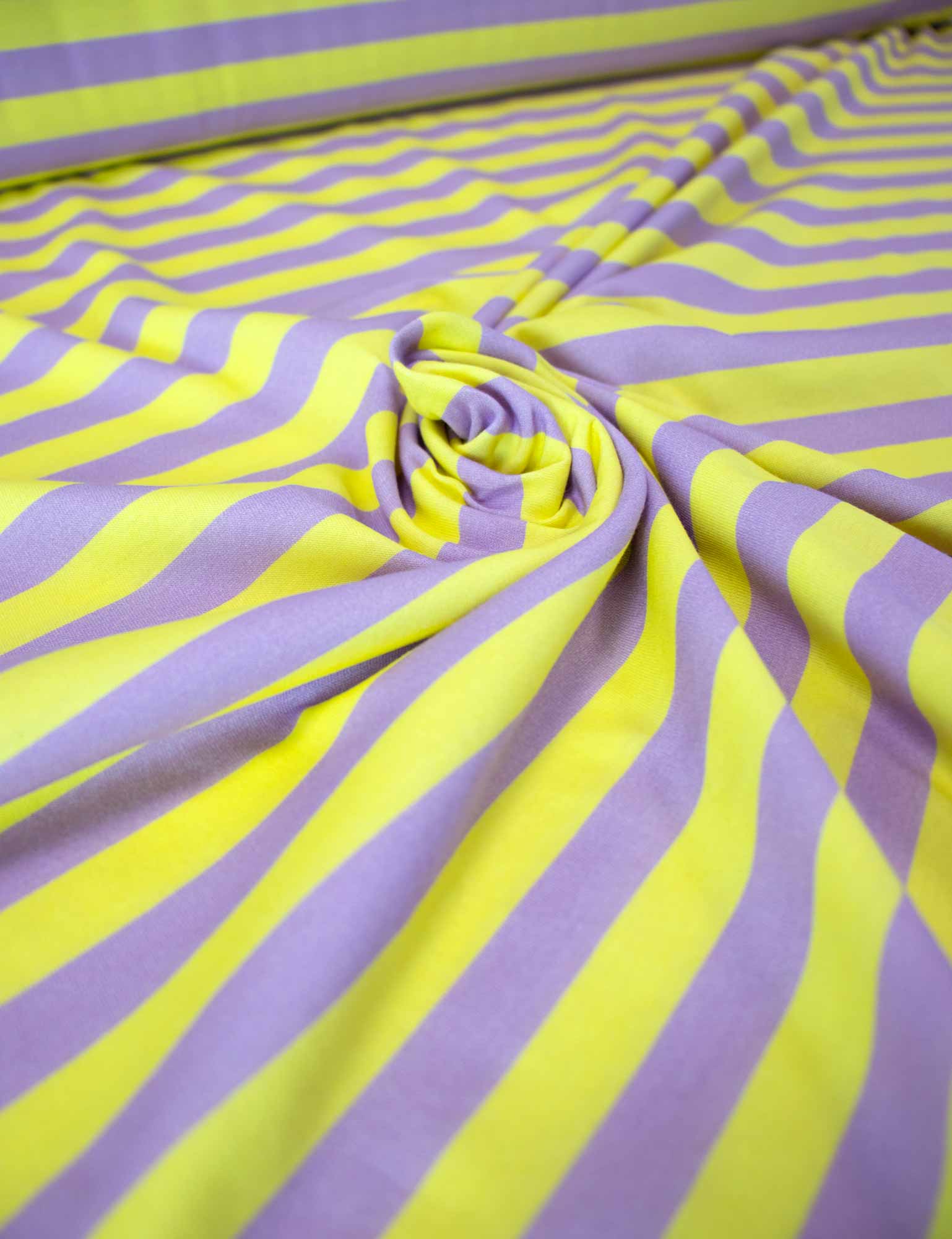 Lemon Stripe | 100% cotton jersey | 170 cm wide