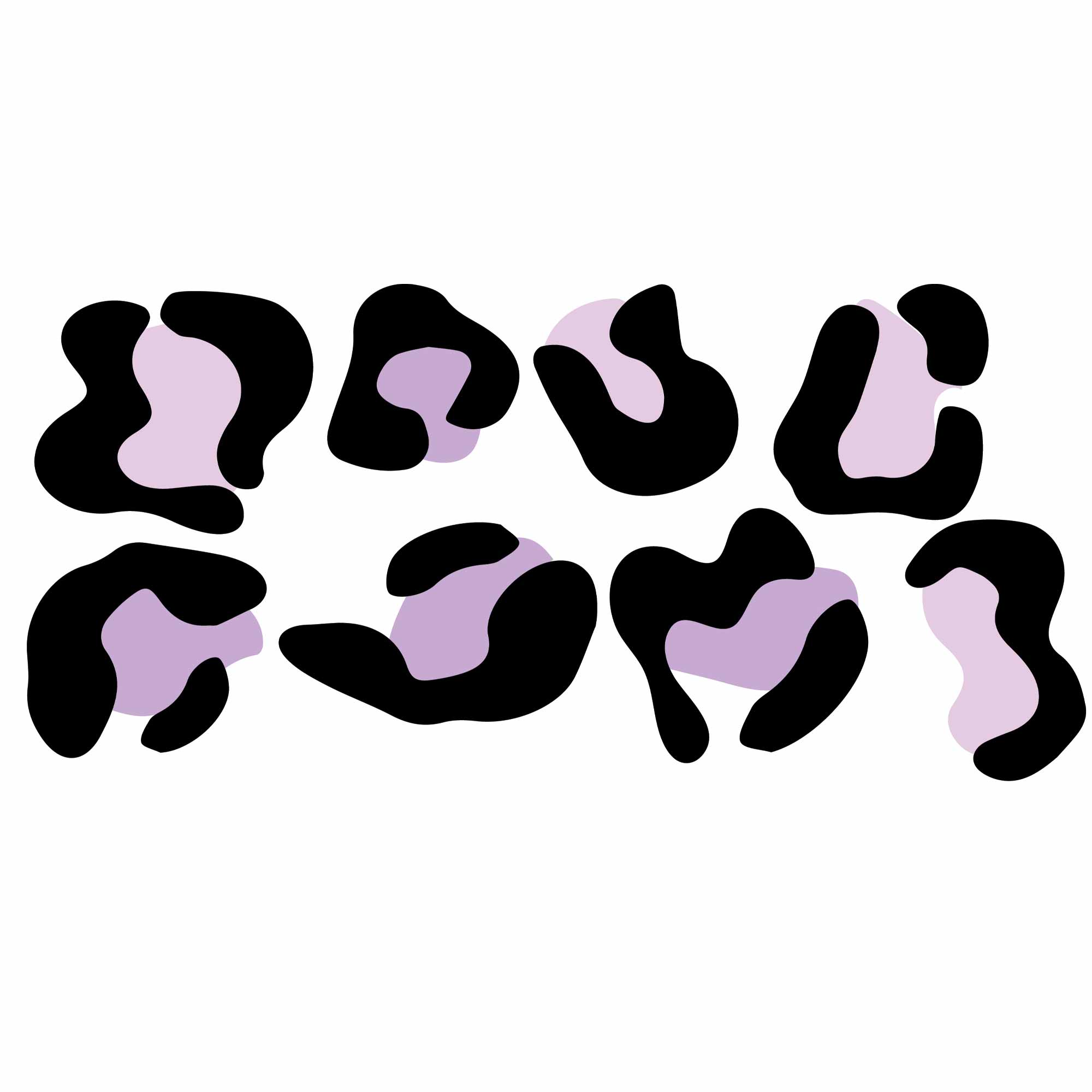 Lilac Leopard – All-over transfervel