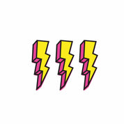 Lightning Bolt Geel – All-over transfervel