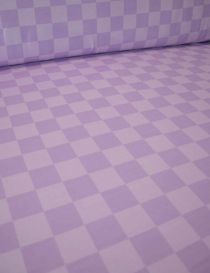 Lilalicious Check | French Terry | 170 cm wide