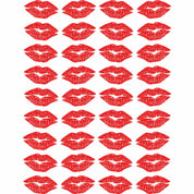 Kisses Red – All-over transfervel