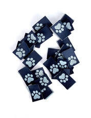 Little Blue Paw – Geweven naailabel