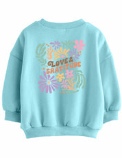 Love & Gratitude - Abstract Flower – Strijktransfer