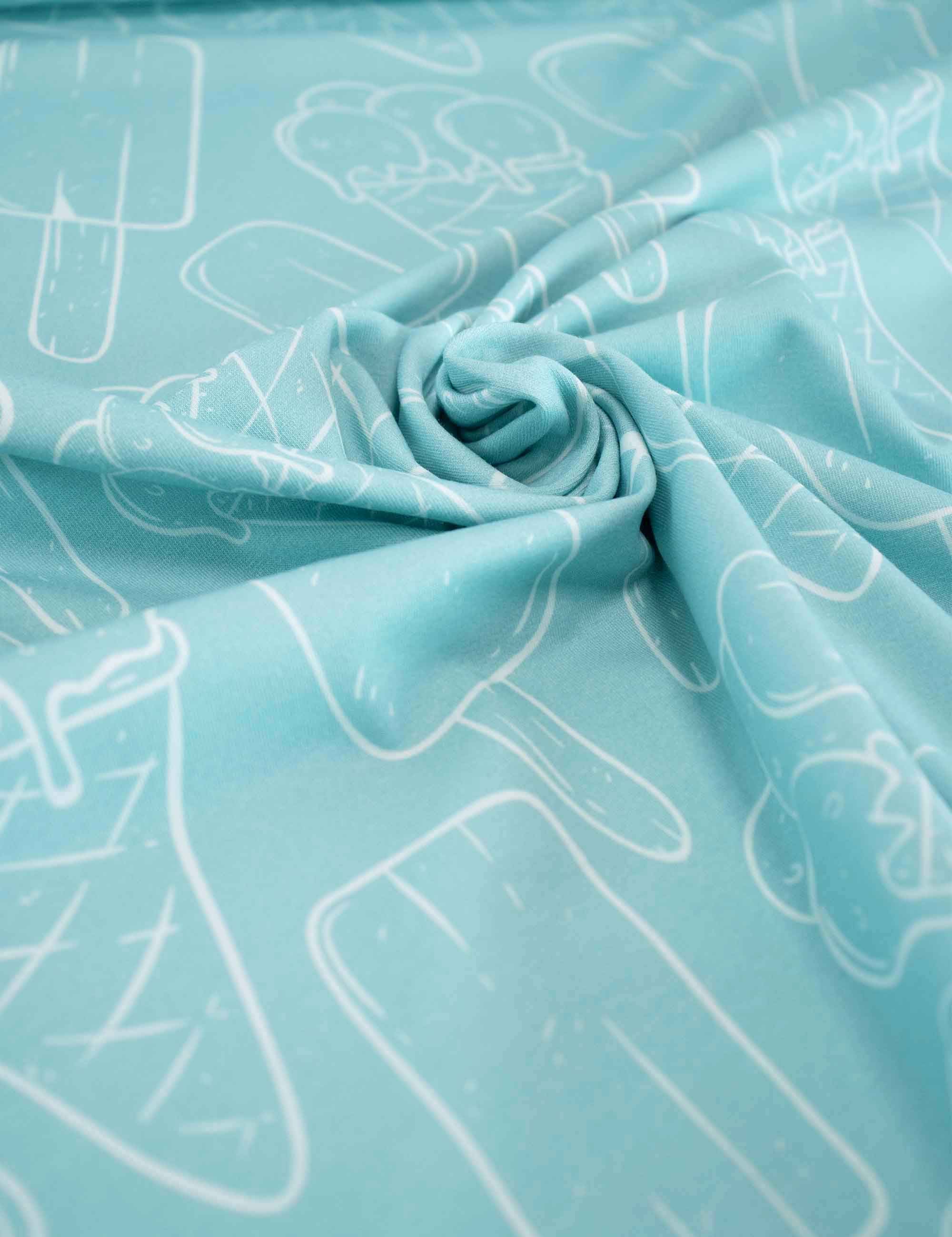 Melty Days Blue | Jersey | 170 cm wide