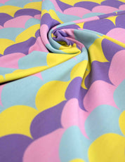Mermaid Scoops – French Terry stof – 170 cm breed