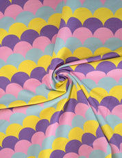 Mermaid Scoops – French Terry stof – 170 cm breed
