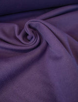 Midnight Plum | 2×1 ribbing | 125 cm wide