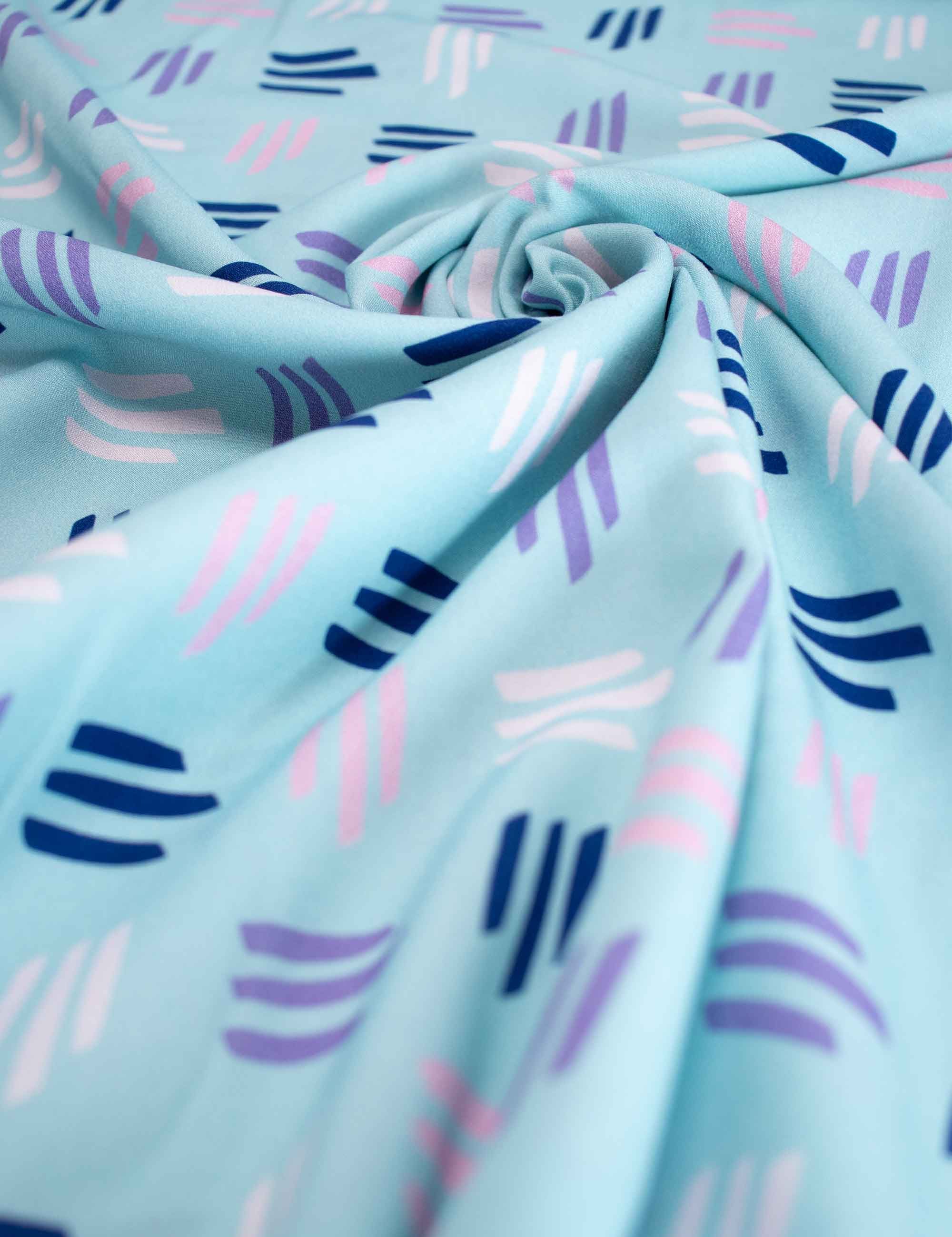 Minty Brush | 140 cm wide | Viscose