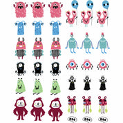 Monsters – All-over transfervel