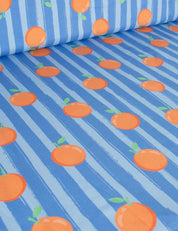 Orangetini Bold Blue | Jersey | 170 cm wide