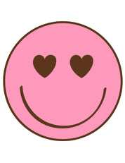 Smiley Pink – Strijktransfer