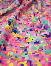 150cm Pixel Pop - Summer Lovin' Viscose