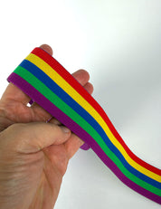 Regenboogelastiek 40 mm