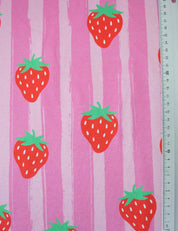 Strawbetini Bubble Pink | Jersey | 170 cm wide