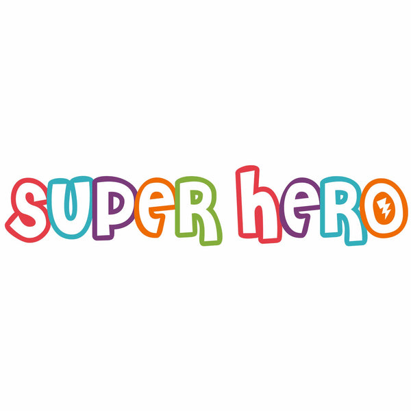 Add on Supehero - Super Hero – Strijktransfer