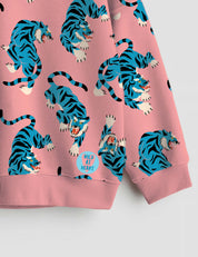 Tiger Pink - Carousel Clash – Strijklabels – op een trui