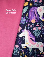 Unicorn Dream Meadow – French Terry stof – 170 cm breed