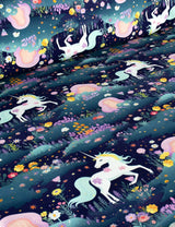 Unicorn Mystic Meadow | French Terry | 170 cm wide