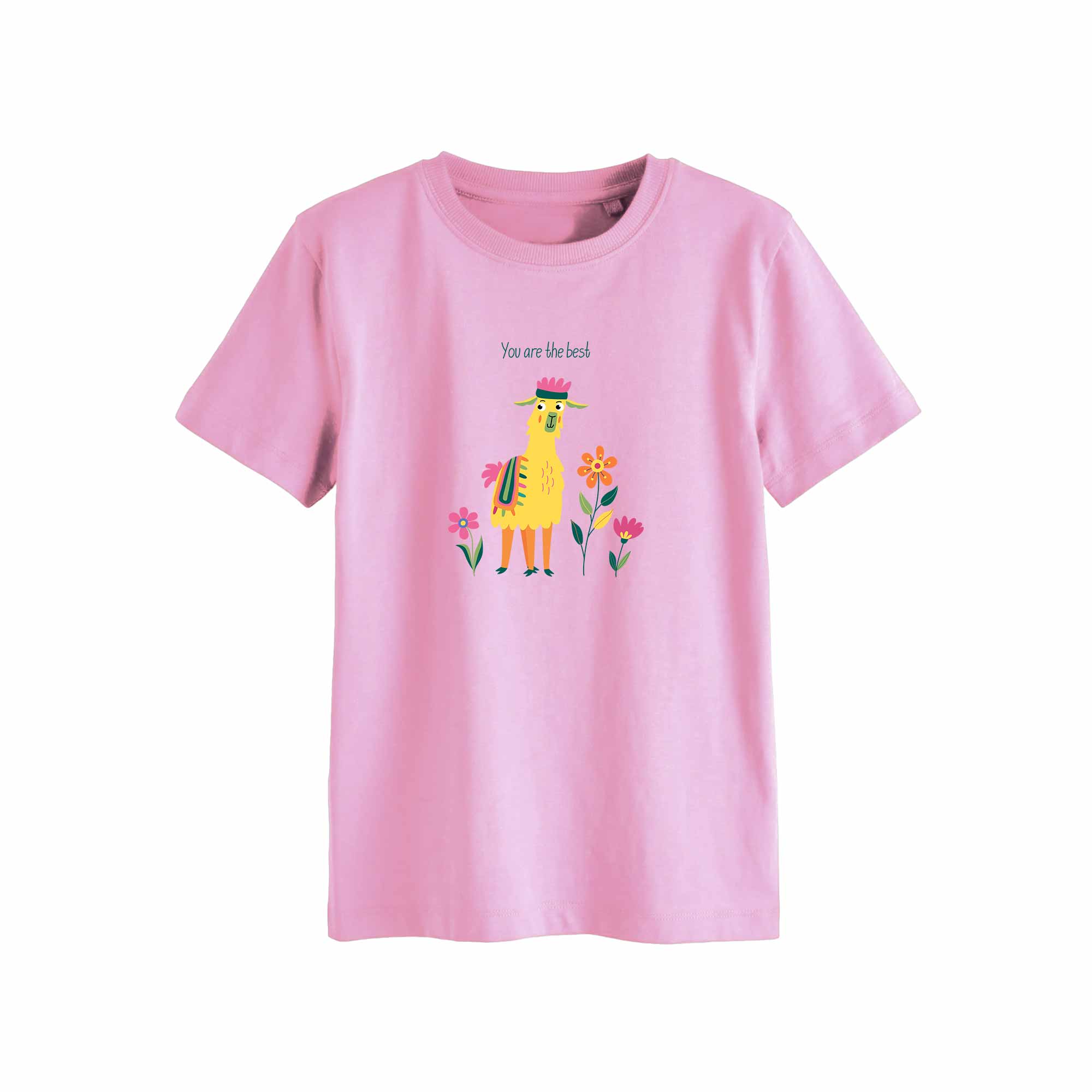 You are the best - Funny Lama – Strijktransfer