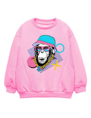 Aap - 90's Animals – Strijktransfers – op een trui