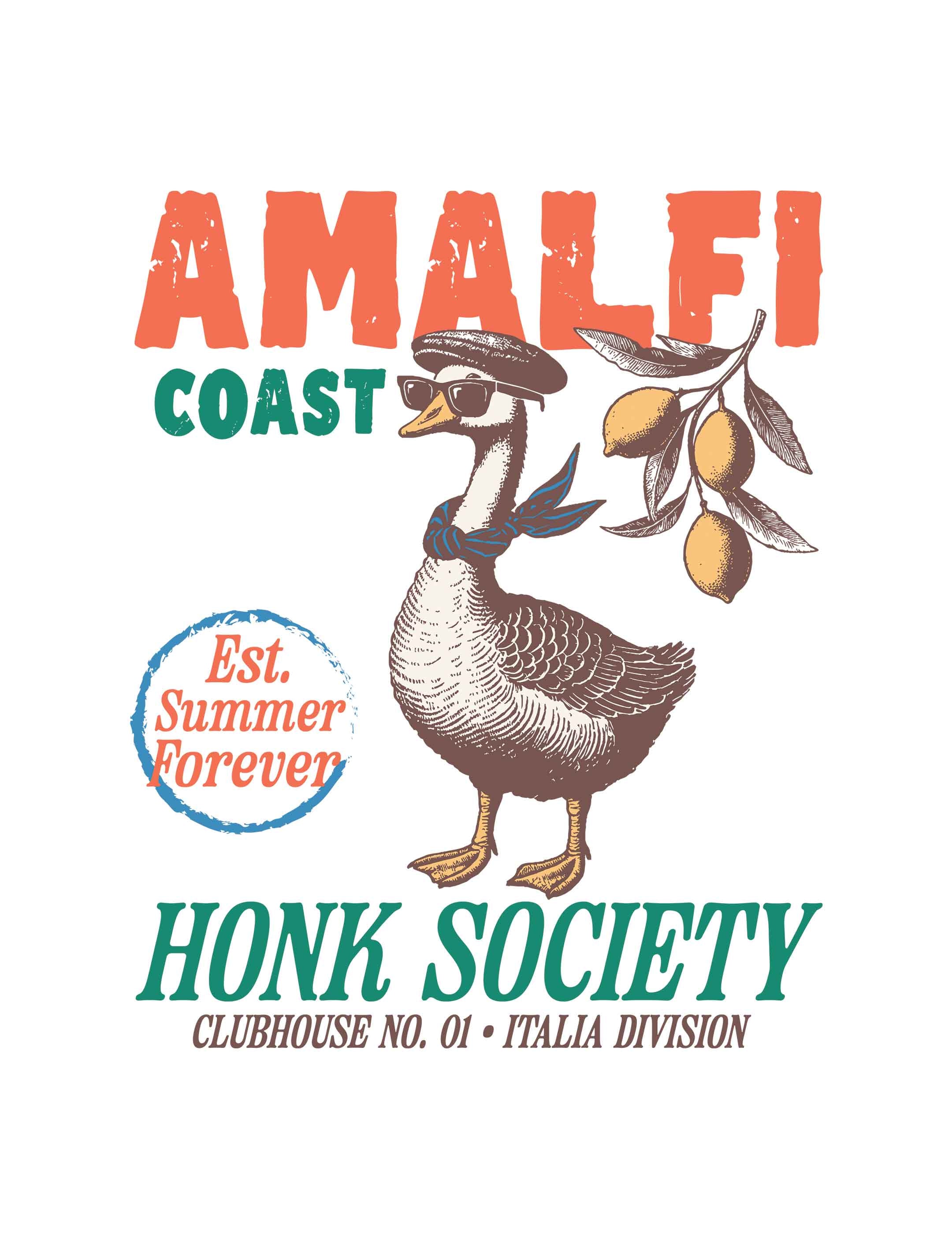 Amalfi Goose – Summer Goose Club – Strijktransfer
