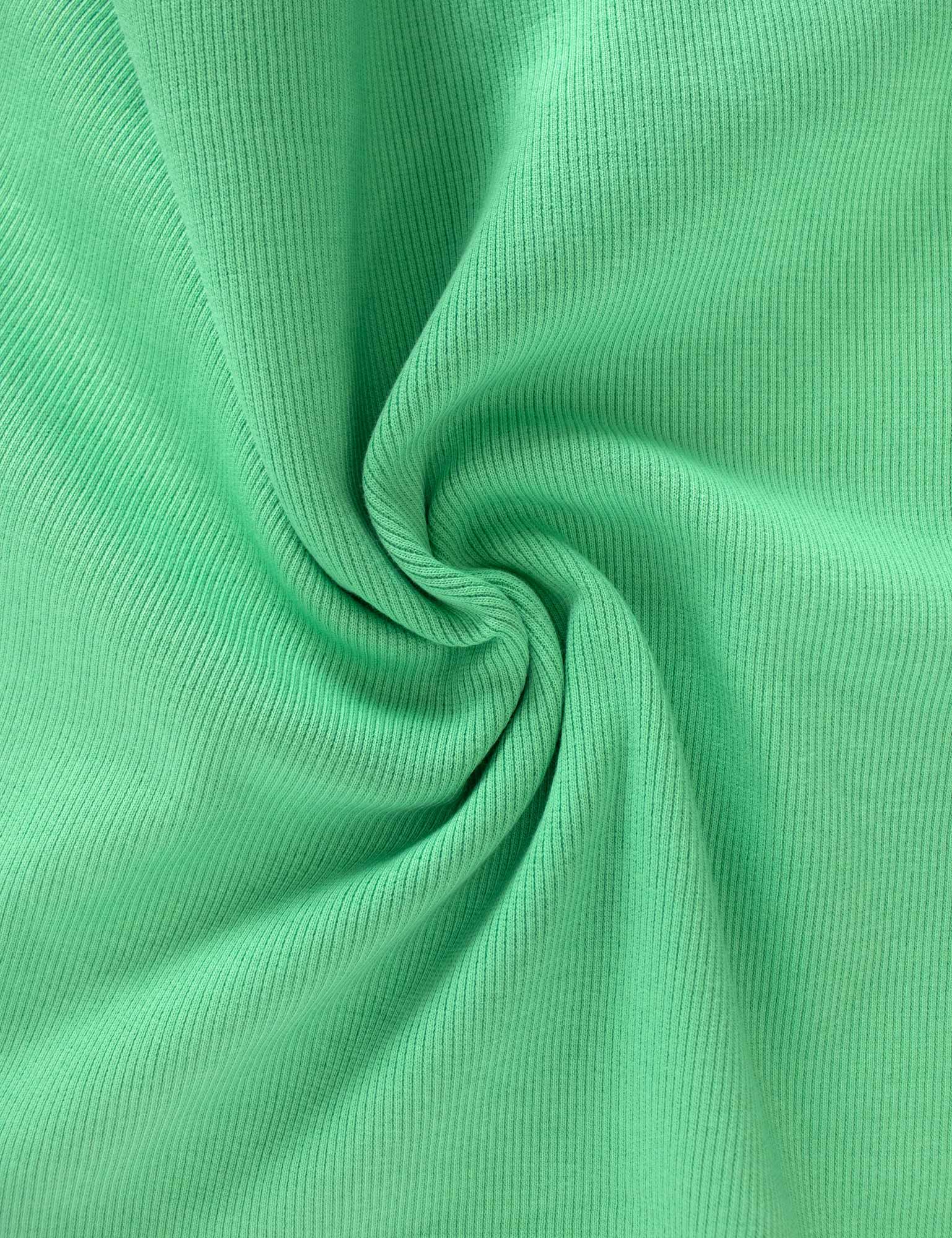 Apple Pop Green | 2×1 ribbing | 125 cm wide